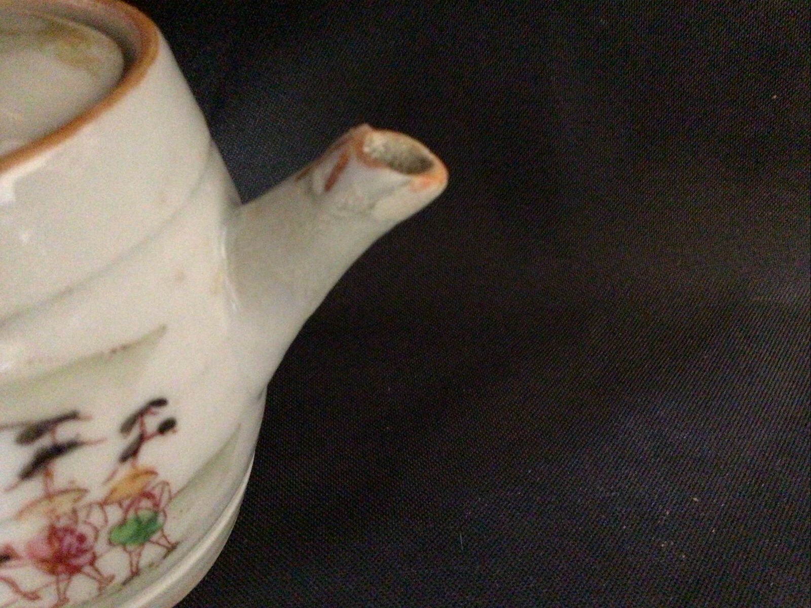 Teapot Collectors Small Ceramic Vintage 7cm Japanese Style - (8371)