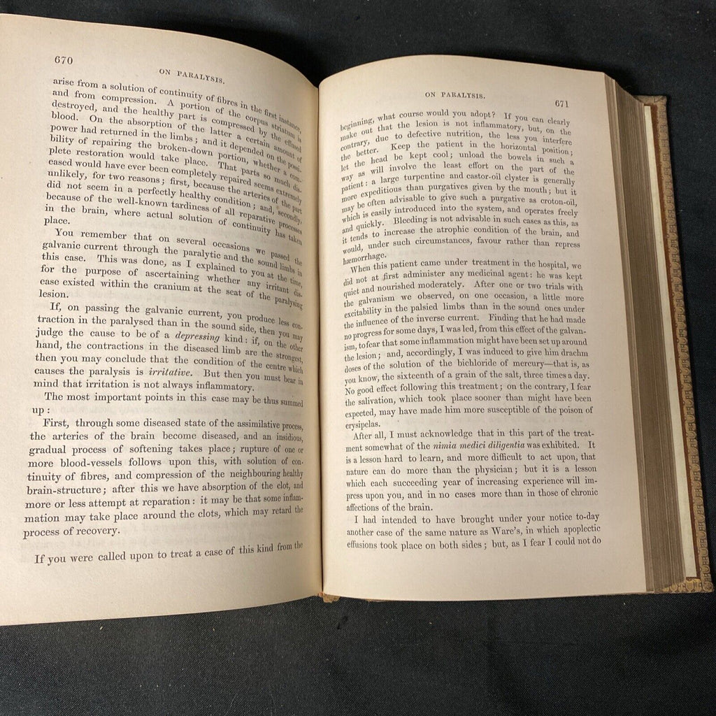 BOOK - Robert Bentley Todd, Clinical Lectures, Kings College London 1861 -(5274)