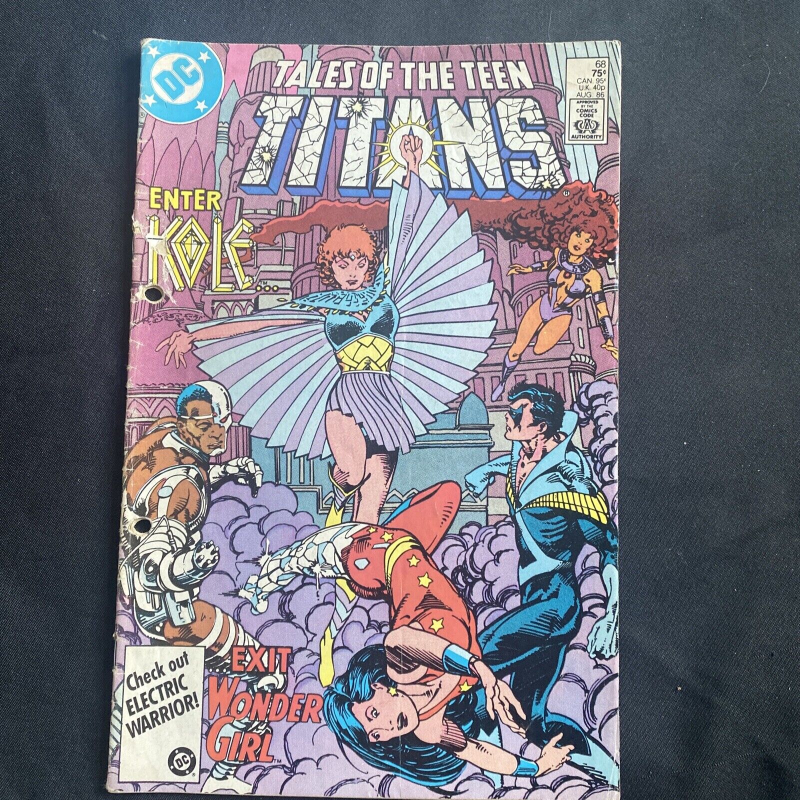COMIC - DC Comics Tales of TEEN TITANS - Aug 1986 - KOLE - (8812)