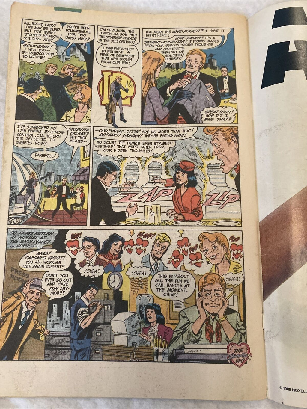 COMIC - DC Comics ACTION COMICS Superman & NOVA Woman in love! Jun 1985 (8835)