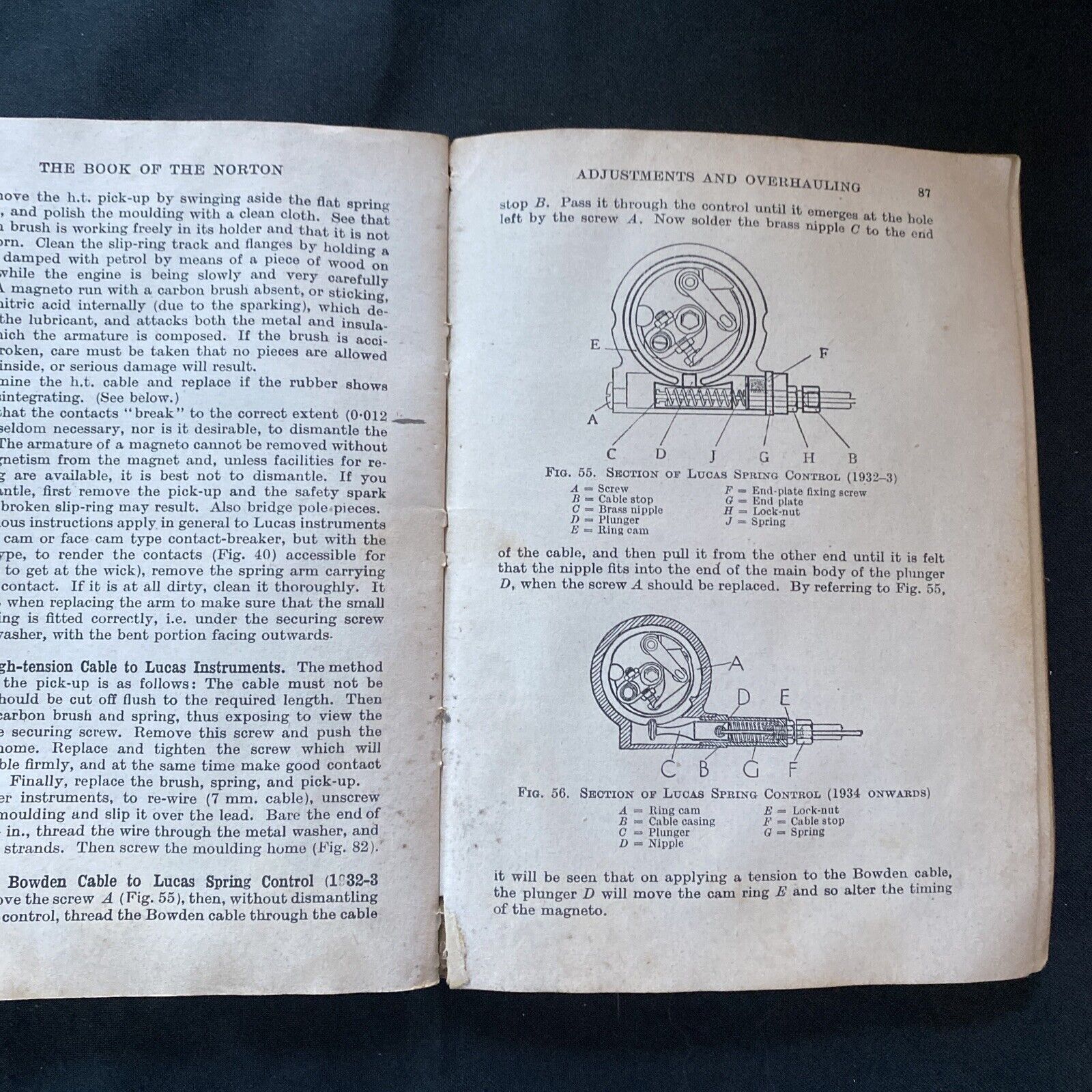 Pitmans Motor Cycle Library The Book of the NORTON WC Haycraft 1953 -(9597)