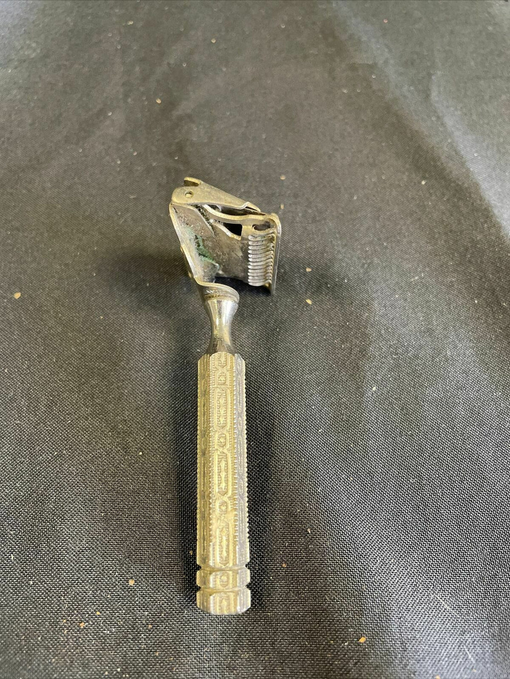 Vintage 1930s EVER READY SUN RAY  Edge SAFETY RAZOR Made in England (8130)