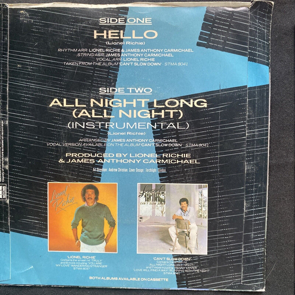 Vinyl Records 7" Singles 5 x 1980's Lionel Richie, Linx, Elbow Bones - 9437