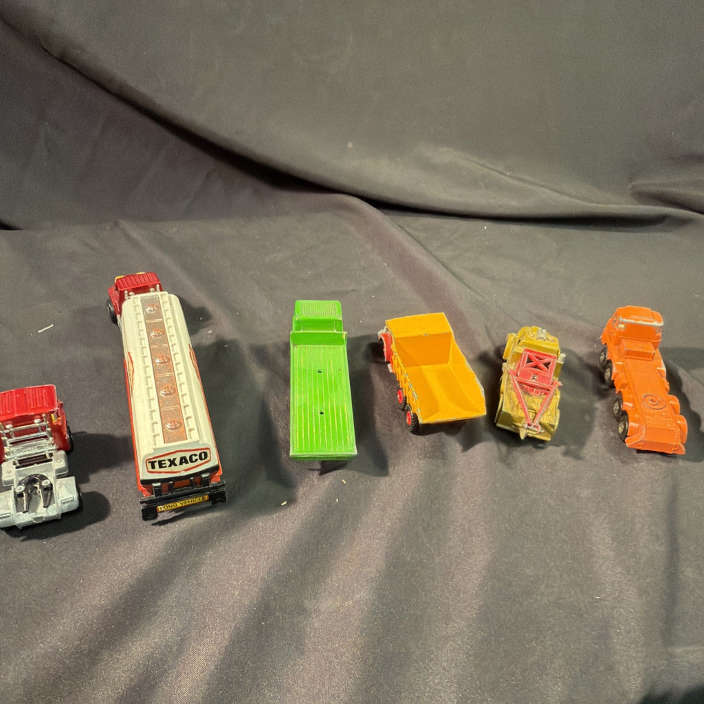 Matchbox Lesney Super Kings 1971-1973 Trucks x 6 inc Texaco Scammell Daf  - (2046)