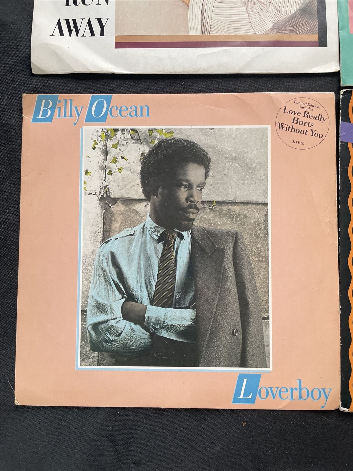 Vinyl Records 7" Singles 5 x 1980's Billy Ocean, Audrey Hill, Stardust etc- 9427