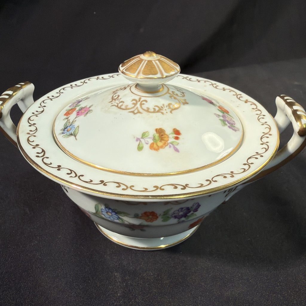 Noritake Occupied Japan Two Handled Lidded Bowl Excellent Cond. - (2063)