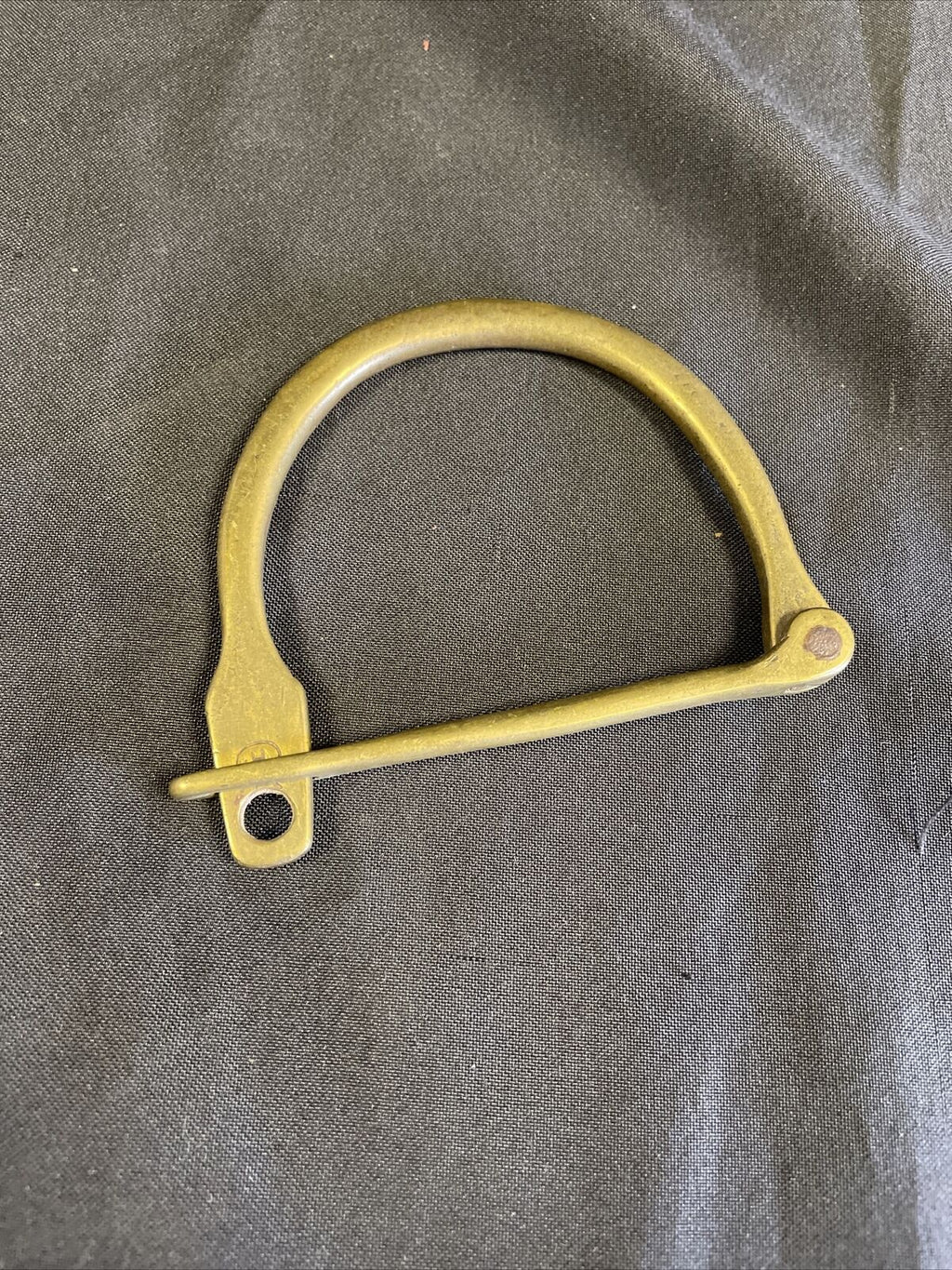 British Military WWII Kit Bag Lock 1942-45 Solid Brass excellent condition (8279