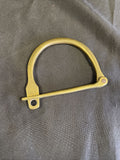 British Military WWII Kit Bag Lock 1942-45 Solid Brass excellent condition (8279