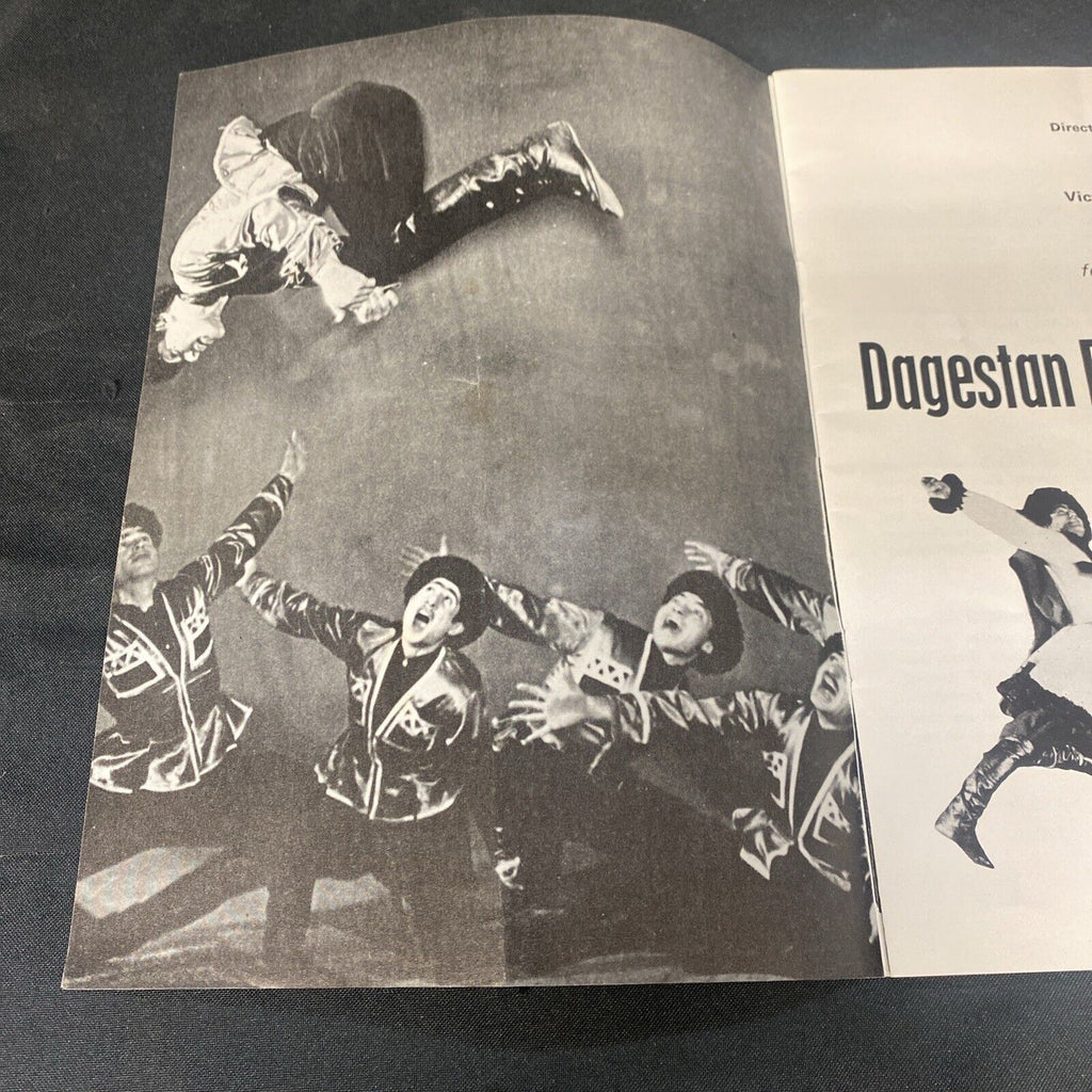 Tour Programme Dagestan Dance company Lezginka - Caucasus U.S.S.R 1960's (5005)