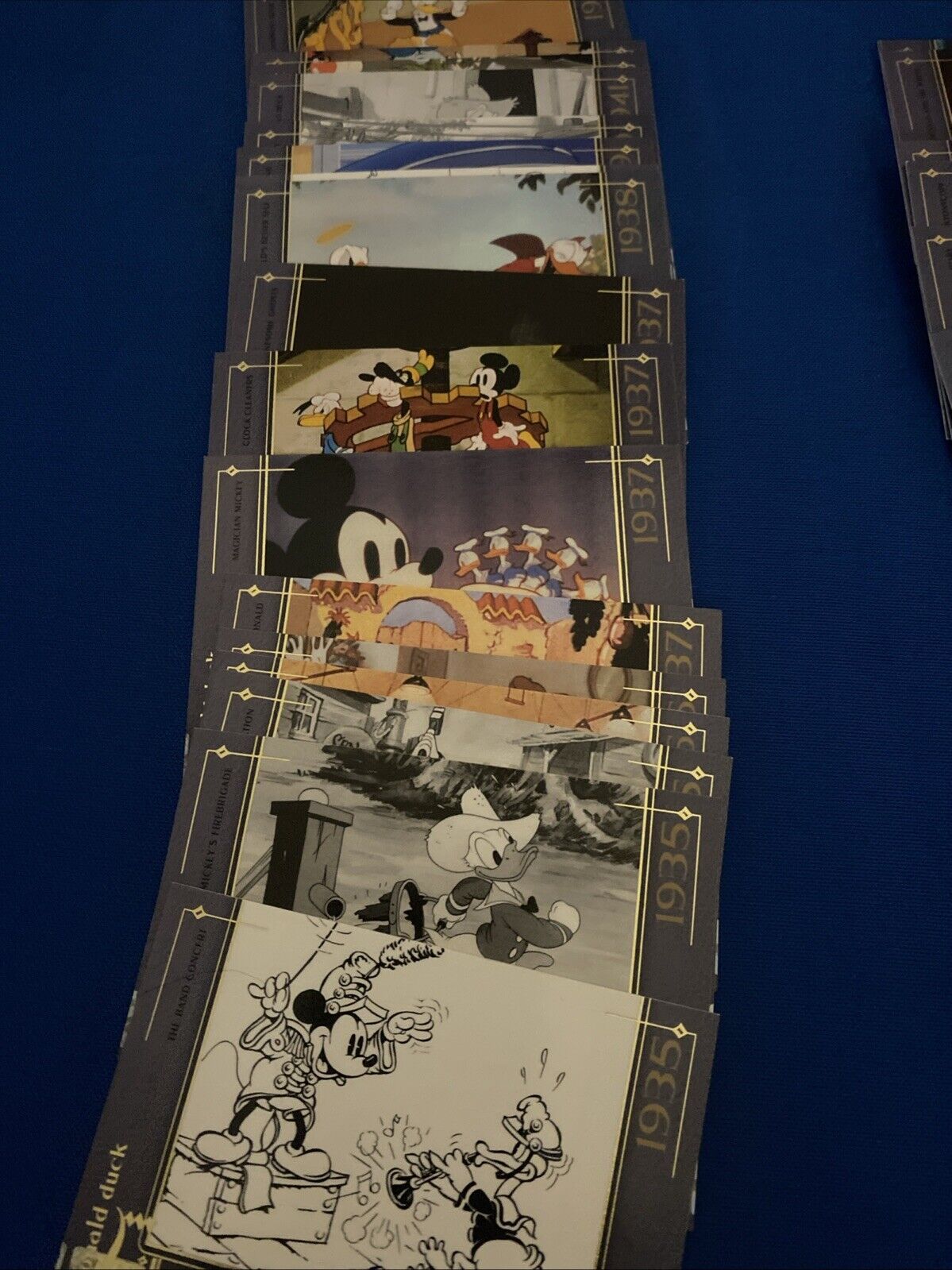 Upper Deck 2003 Disney Treasures Donald Duck filmography x37 Trading Cards (5755