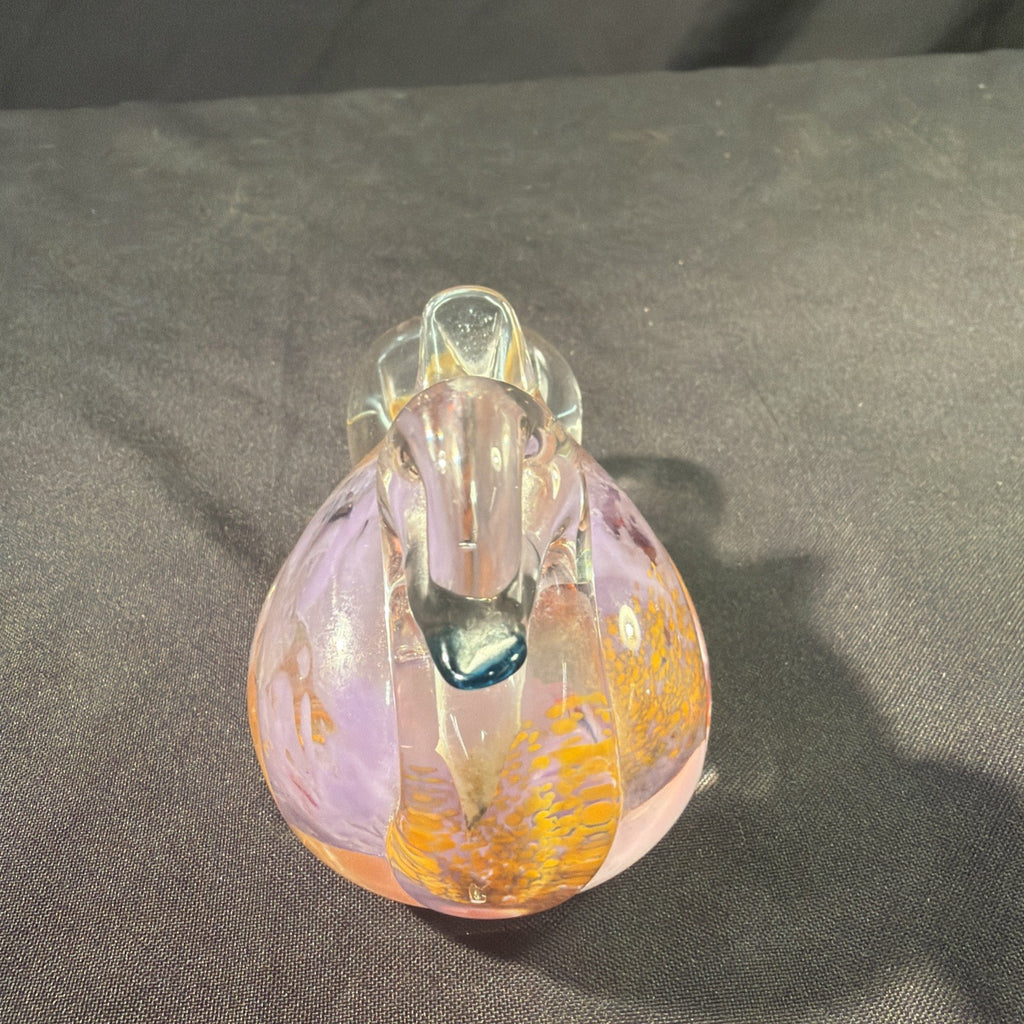 Vintage Maltease Malta Glass Duck Designed For Cittadella Goza - (2078)