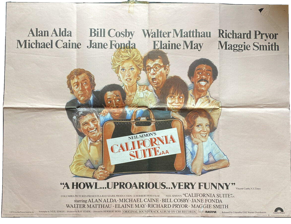 ORIGINAL UK QUAD POSTER - California Suite - 1978 - 30" x 40" - (6582)