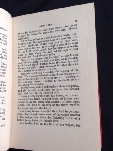 Galen C Colin - Storm King Rides  - Original 1944 print - Children Western (408)