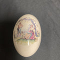 Trinket Box EGG - England China Egg Renaissance Design - (9206)