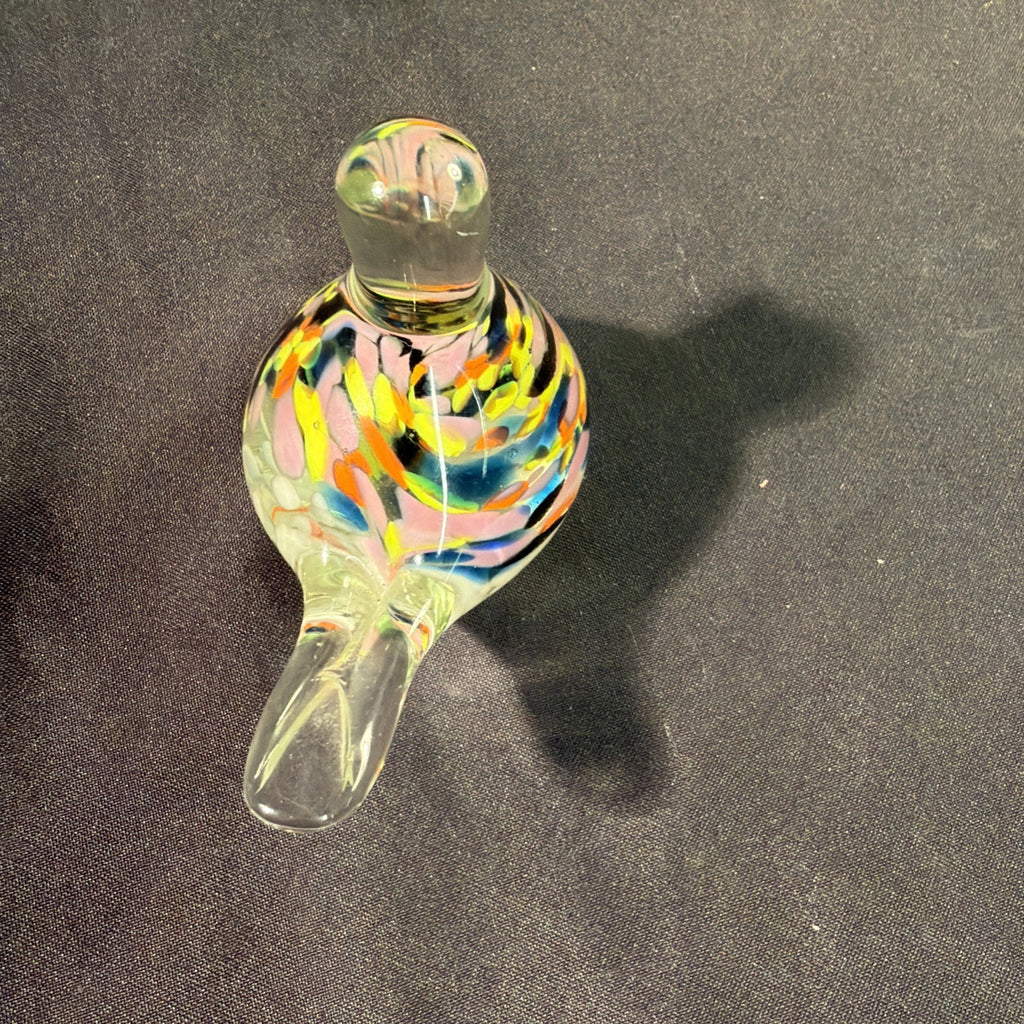 Murano Bird Paperweight  9cm coloured glass Vintage - (2080)