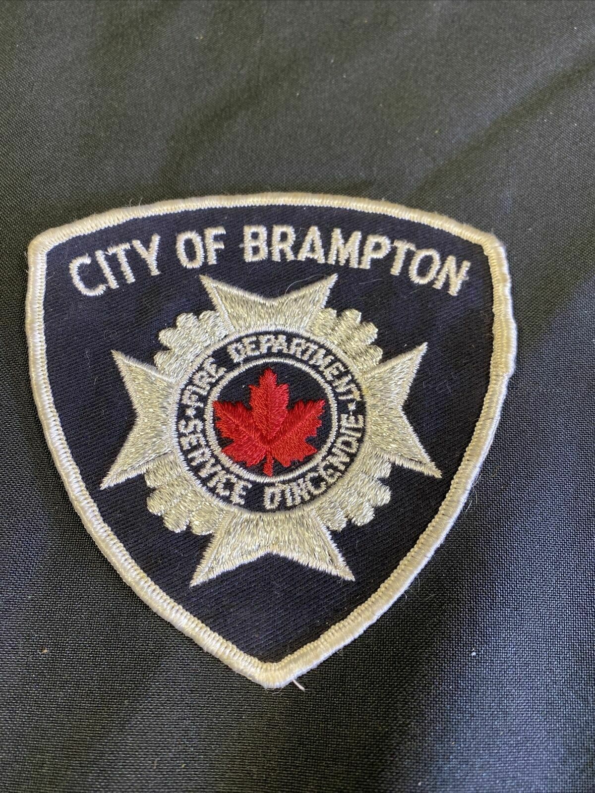 USA FIRE SERVICE Fire Department patch 10cm City Of Brampton - (7628)