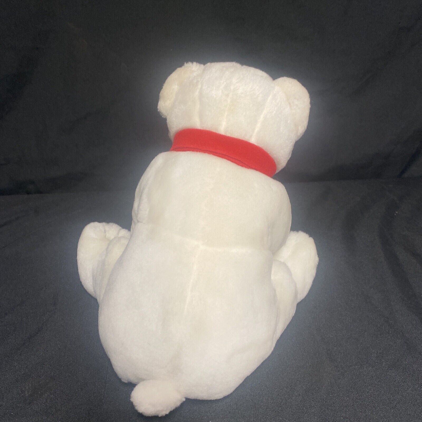 Coca Cola Polar Bear Hard stuffed plush made in Belgium by Hero 10" tall -(9103)