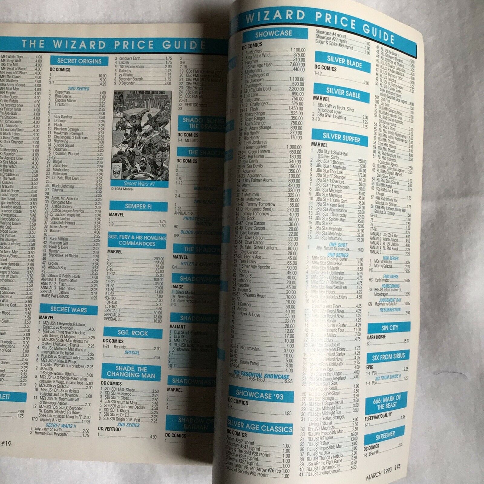 WIZARD Comic Collectors book and price guide No 19 March 1993 - (8896)