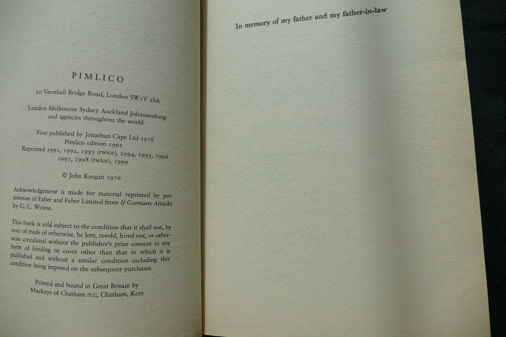 BOOK - THE FACE OF BATTLE - John Keegan (8745)