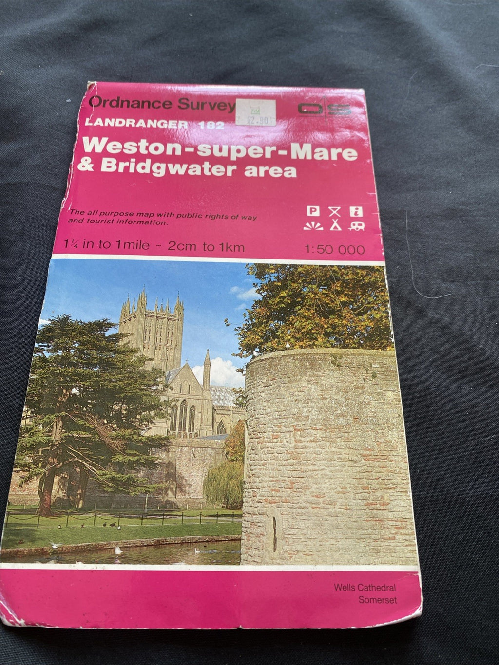 Weston-Super-Mare Ordnance Survey OS Landranger Map #182 1:50 scale (1228)