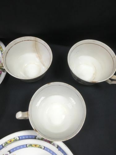 BCM Nelson Ware TSING Part Tea Set Very poor condition 10 pieces (2769)