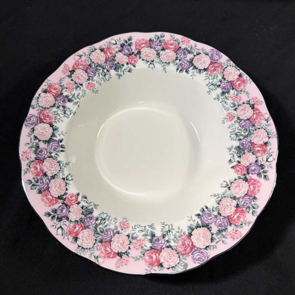 Royal Albert Rose Garland 2001 - 23.5cm Bowl Mint as New cond  -(2068)
