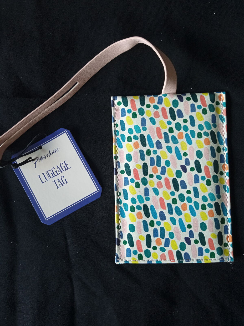 BULK BUY 24 x Luggage Tag - Sturdy and private  perfect for holidays Riviera Design