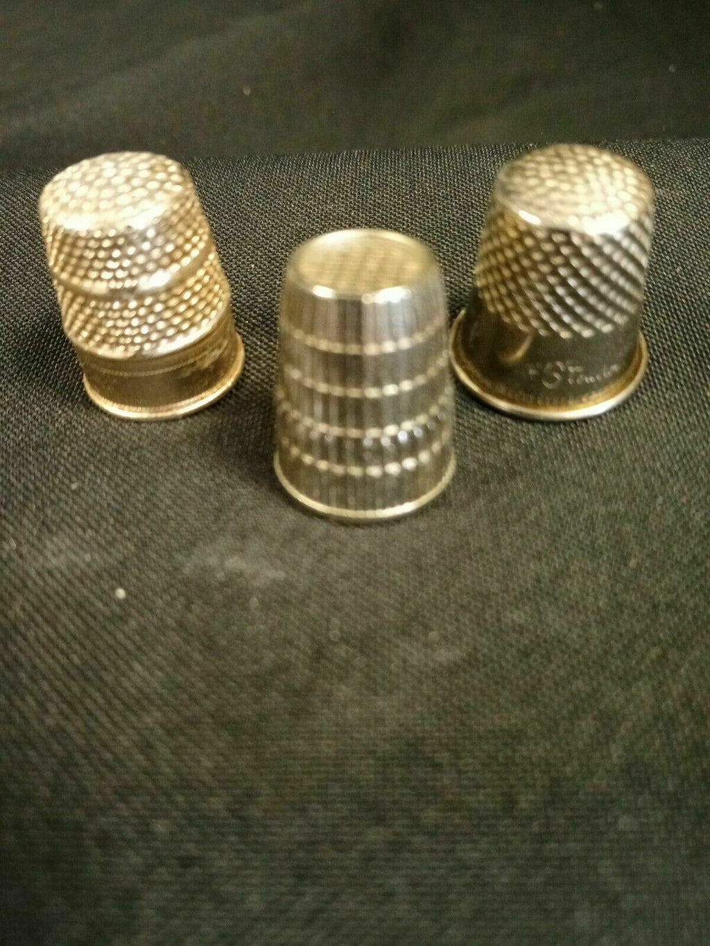 Antique Thimble made in West Germany Stamped inside #3 W. Germany 14mm -(7933)
