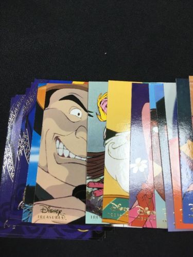 Upper Deck Disney Treasures S3 Trading cards x 47 inc Pooh Silly Aladdin -(6302