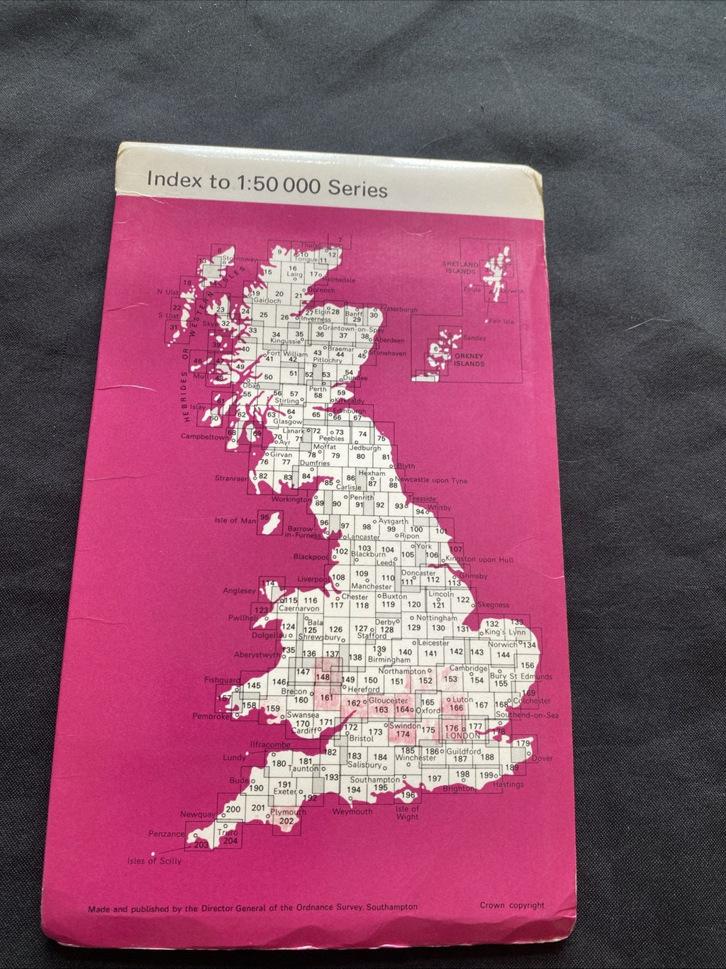 Torbay and South Dartmoor Ordnance Survey OS Landranger Map #202 1:50 sc (1256)