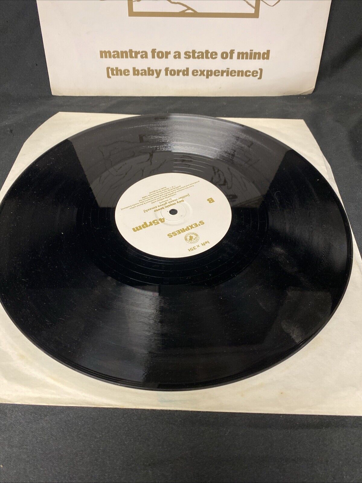 VINYL RECORD S'Express Mantra for a state of mind The Baby Ford Experience (5705