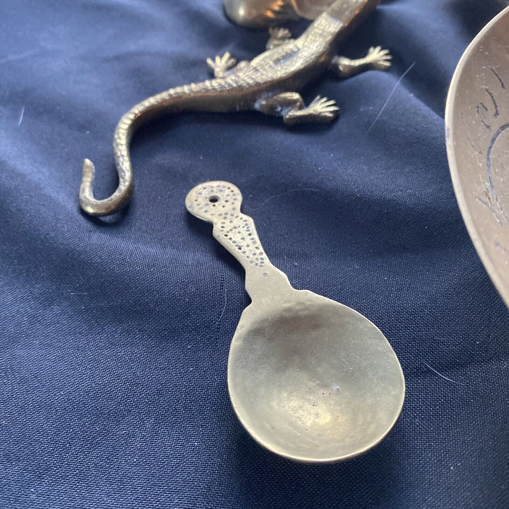 Antique Chinese Asian Brass Bronze collection Bowls ETC - (9607