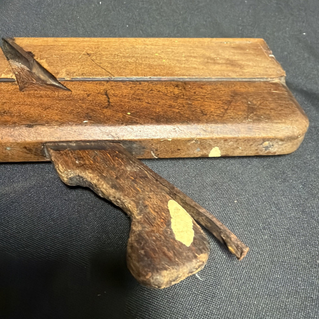 Antique British Wooden Moulding Plane 9.5" - (1860)