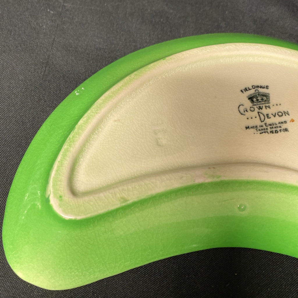 Fieldings Crown Devon Cabbage Leaf Serving plate 21cm - (1723)