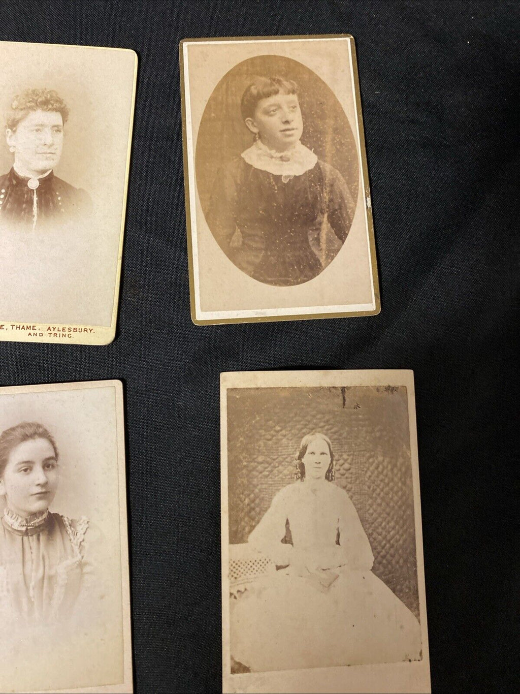 Victorian Carte De Vista CDV's x 6 Features Ladies Portraits, London - (5448)
