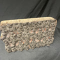 Antique Textile / Wallpaper Printing Block Large Carved Wood - (1026)