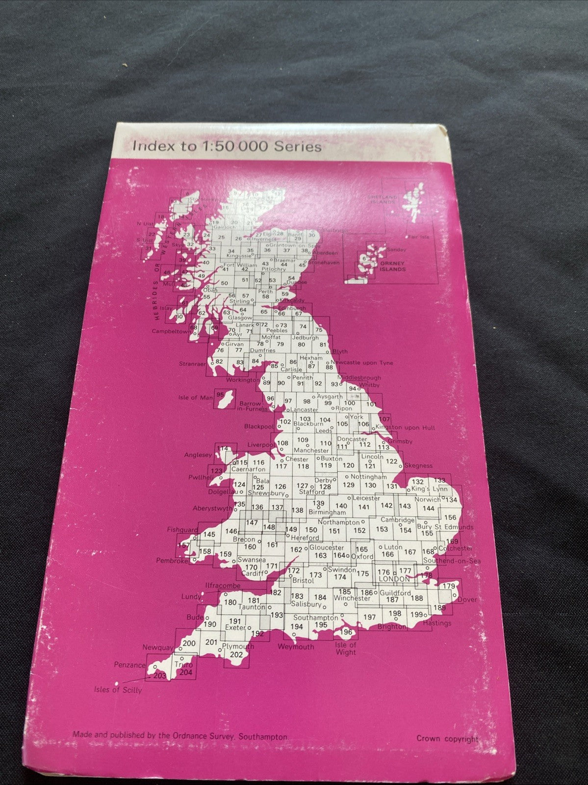 Luton & Hertford Ordnance Survey OS Landranger Map #166 1:50 scale (1217)