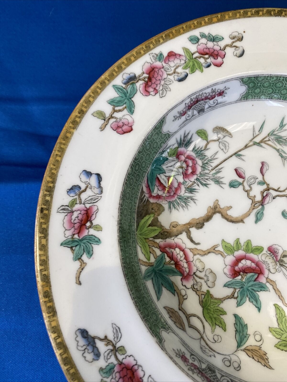 Spode Copeland's China Indian Tree 25cm Large Rim Soup Bowl - (8506)