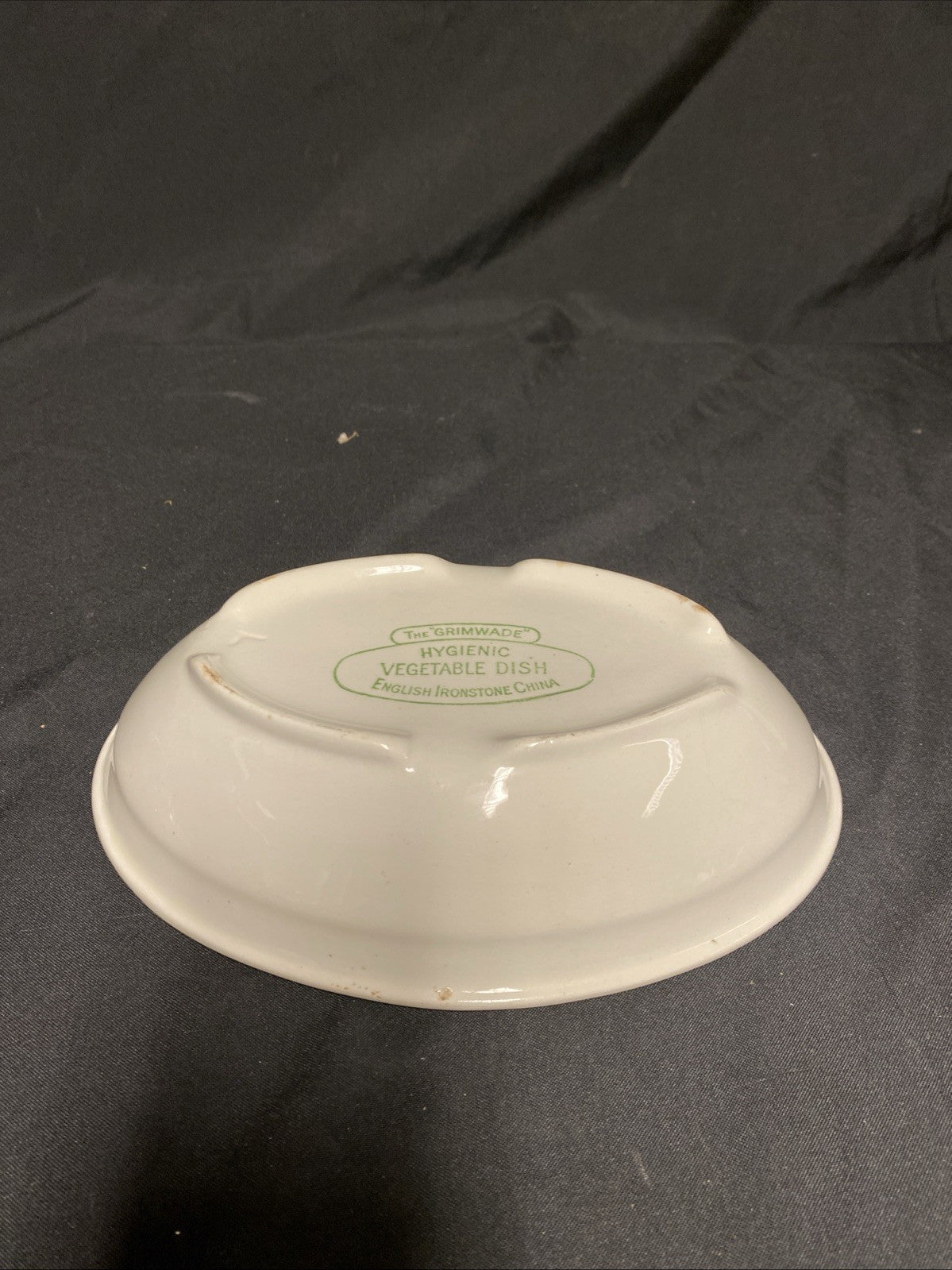 c1910 "The Grimwade" Hygenic Vegetable Dish Ironstone Antique - (1796)