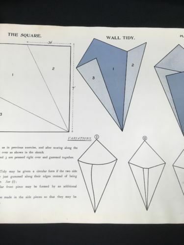 Artistic Handwork Paper & Cardboard Pt 1 Paper Cutting Book Rowland 1930's (2876