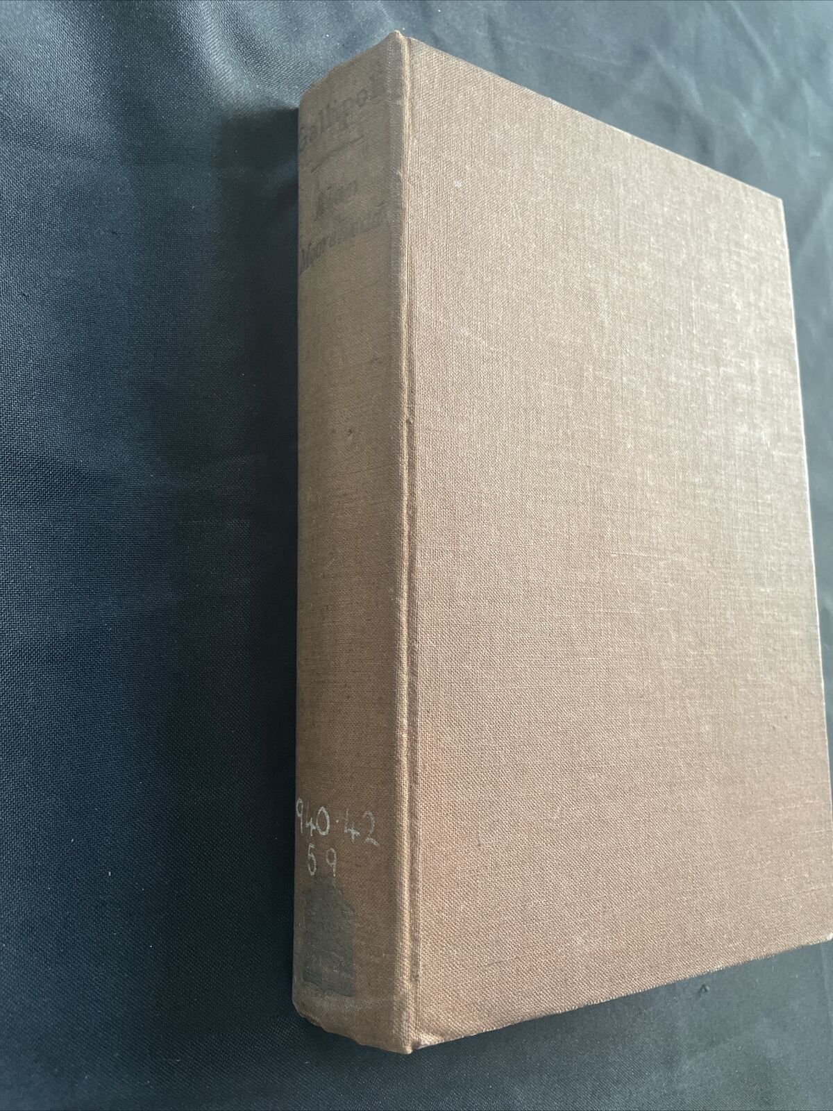 BOOK - Gallipoli - Alan Moorehead 1st Ed 1956 hardback - (9511)
