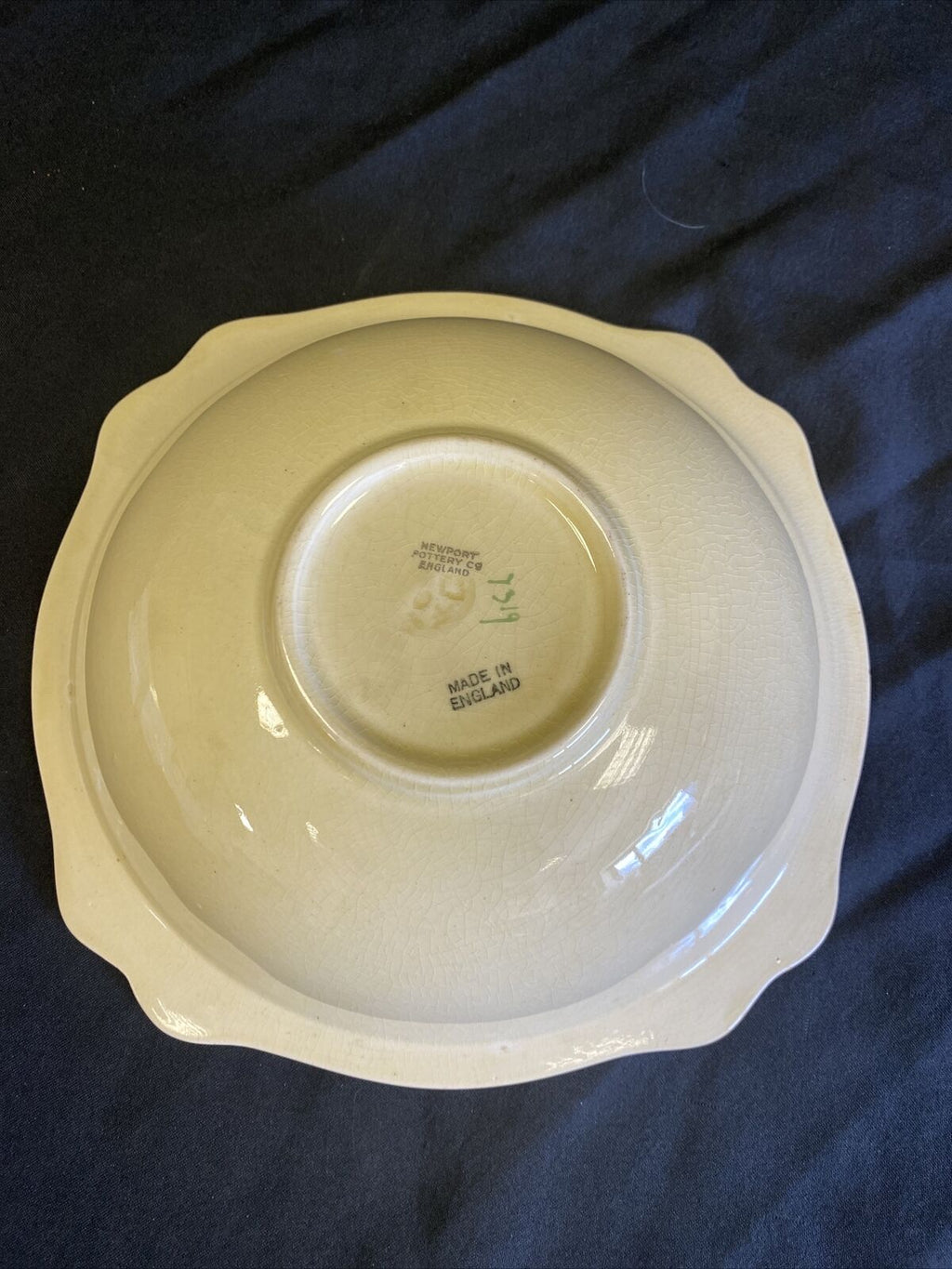 Clarice Claiff Crocus Design Newport Pottery - Serving Bowl 25cm - (7661)