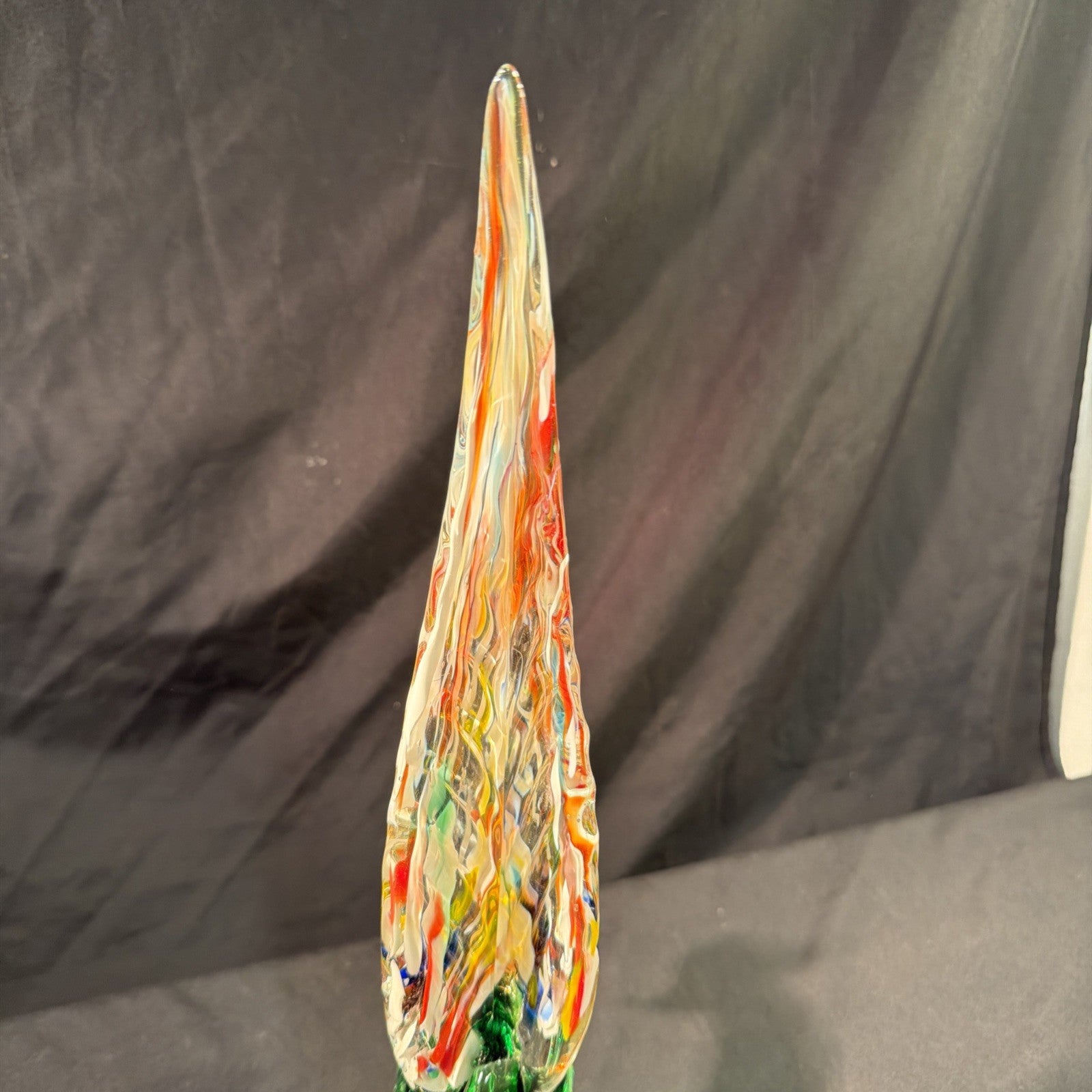 Murano pheasant incredible 45cm tall coloured glass Vintage - (2081)