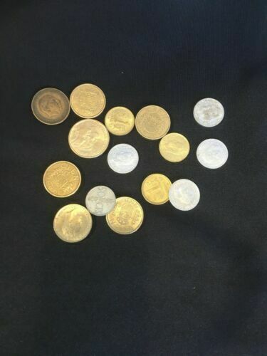 Spain Spanish PTAS Pesetas Coins Franco Carlos x  15- 1950's to 1980's (2838)