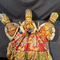 Marionette Rajasthani Kathputli antique wooden puppets Set of 3 kings - (2082)