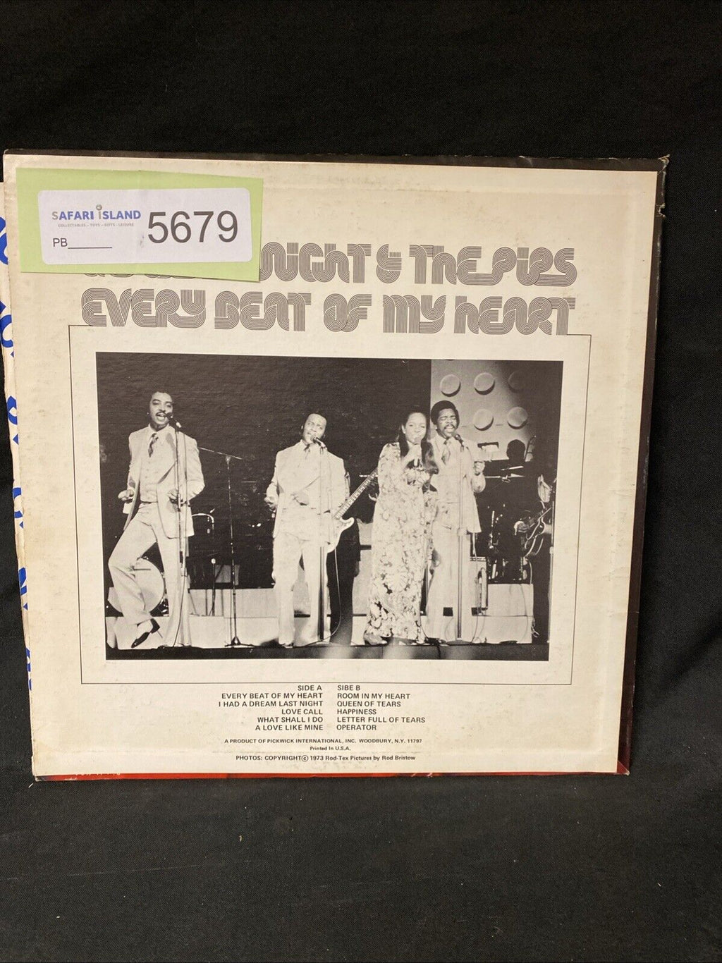 VINYL RECORD - Gladys Knight & The Pips - Every Beat of My Heart -SPC3349 (5679)