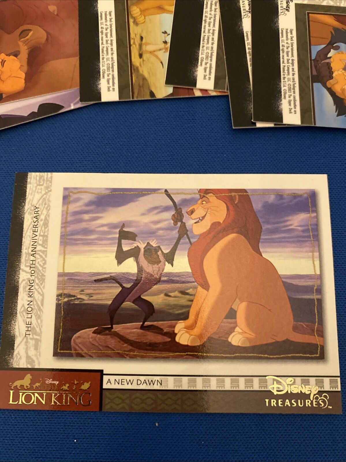 Upper Deck 2003 Disney Treasures Lion King FULL SET  x10 Trading Cards (5760