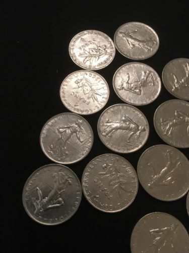 France Franc 1 Francs Coins x 15 - All 1960's - (2806)