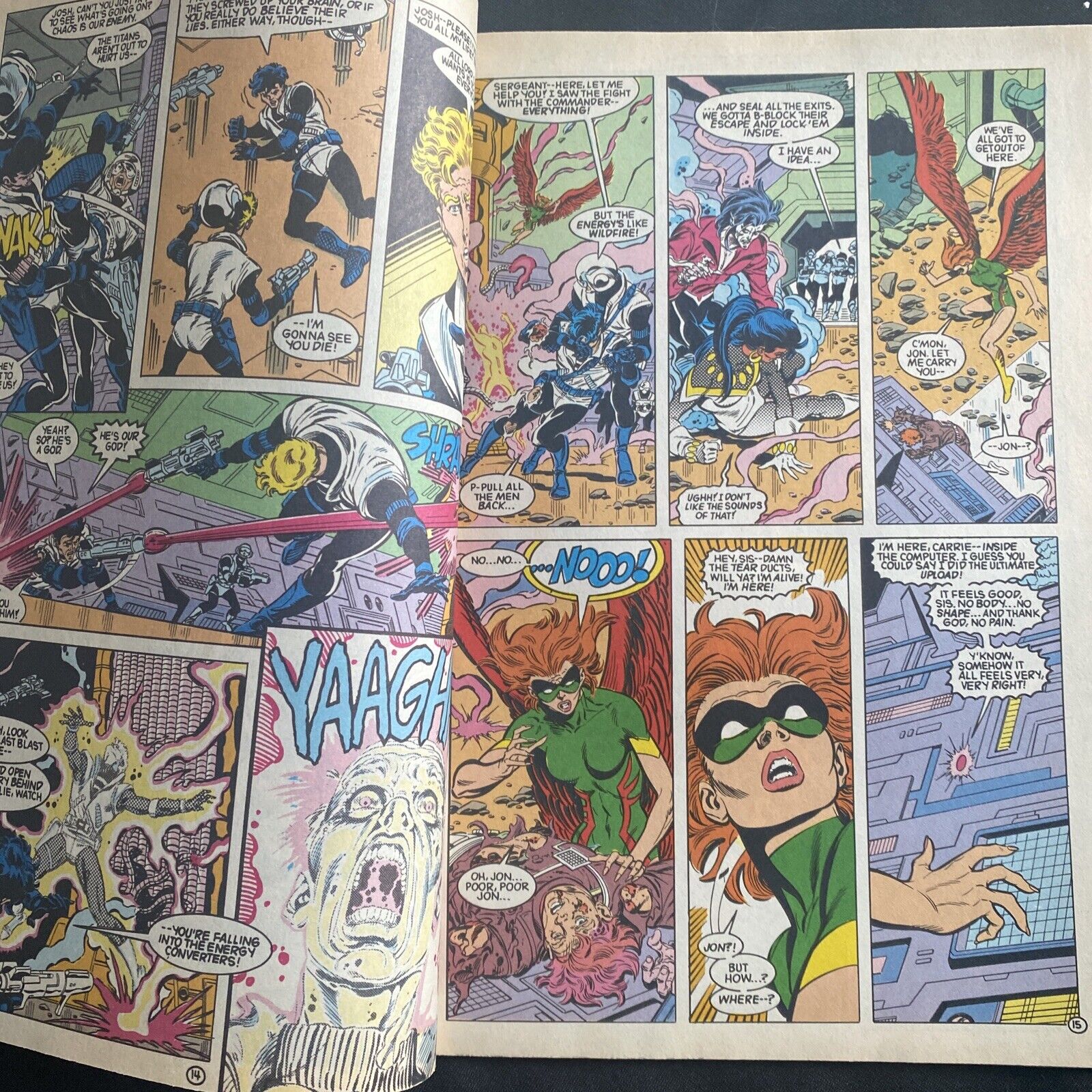 COMIC - DC Comics Tales of TEAM TITANS - Sep 1992 - High Voltage - (8814)