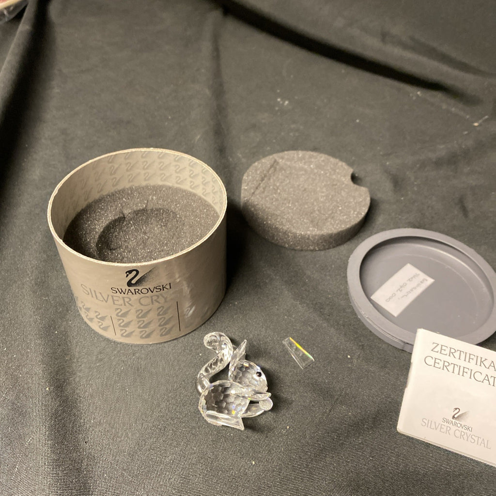 Swarovski Silver Crystal Mini Squirrel Boxed SEE NOTE - (1620)